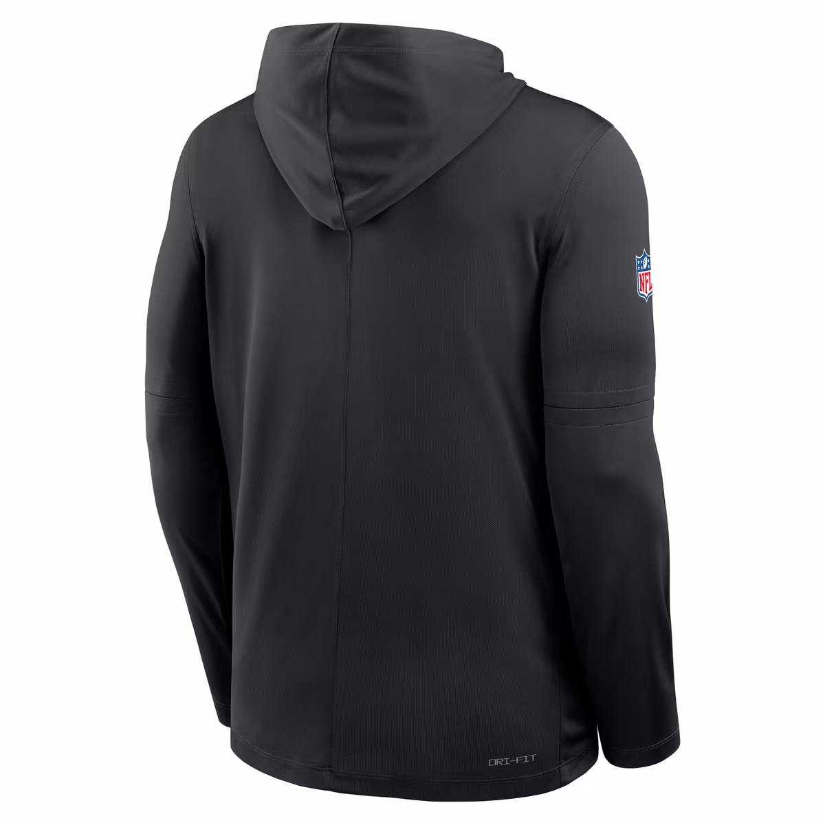 Men's Nike Black New Orleans Saints Sideline Pure Fury Dri-FIT Long Sleeve Hooded T-Shirt 6 Men's Nike Black New Orleans Saints Sideline Pure Fury Dri-FIT Long Sleeve Hooded T-Shirt