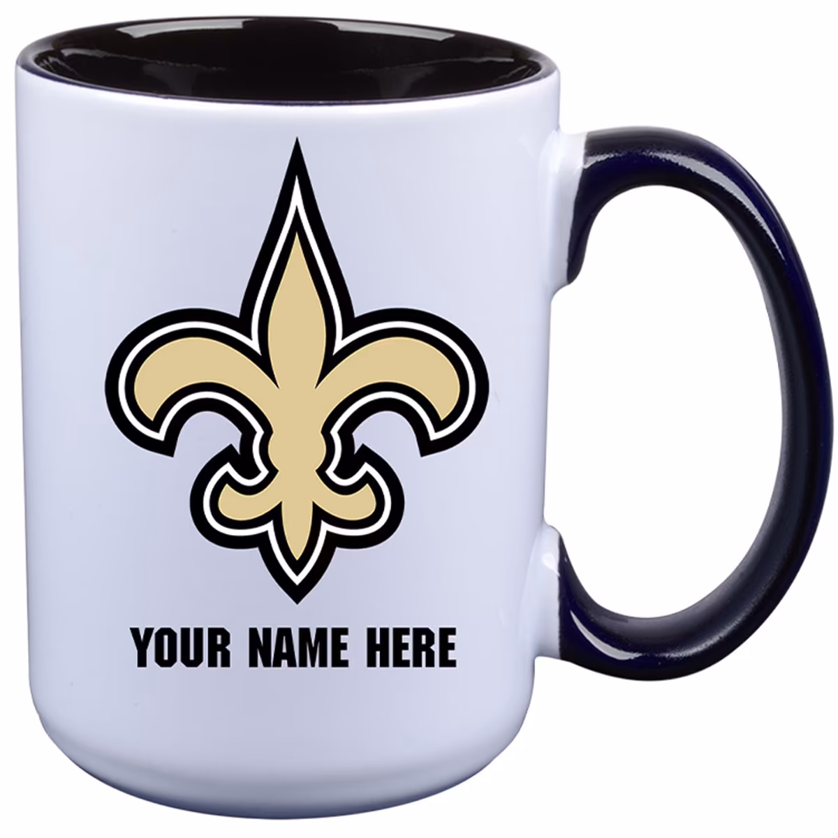 New Orleans Saints 15oz. Personalized Ceramic Mug