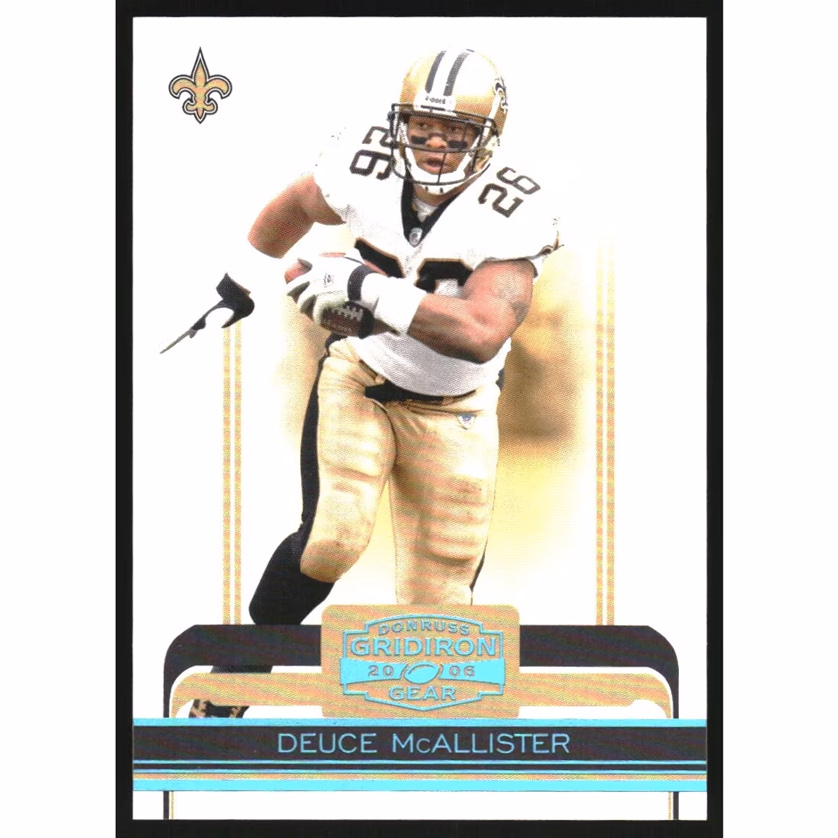 2006 Donruss Gridiron Gear Platinum Holofoil #64 Deuce McAllister