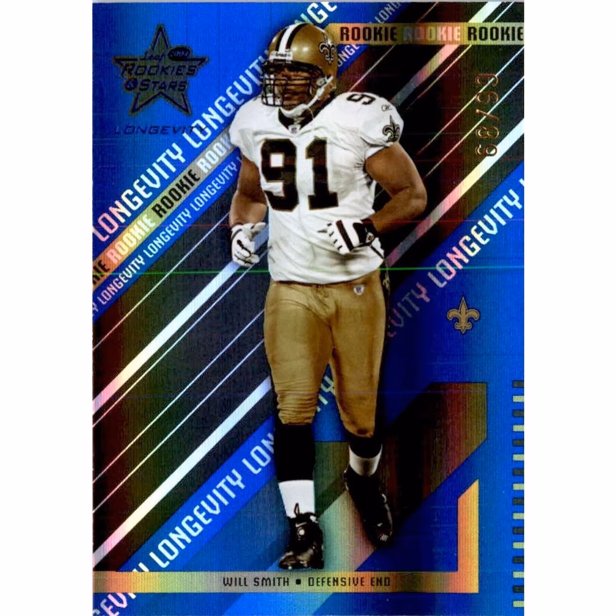 2004 Leaf Rookies and Stars Longevity Sapphire #247 Will Smith