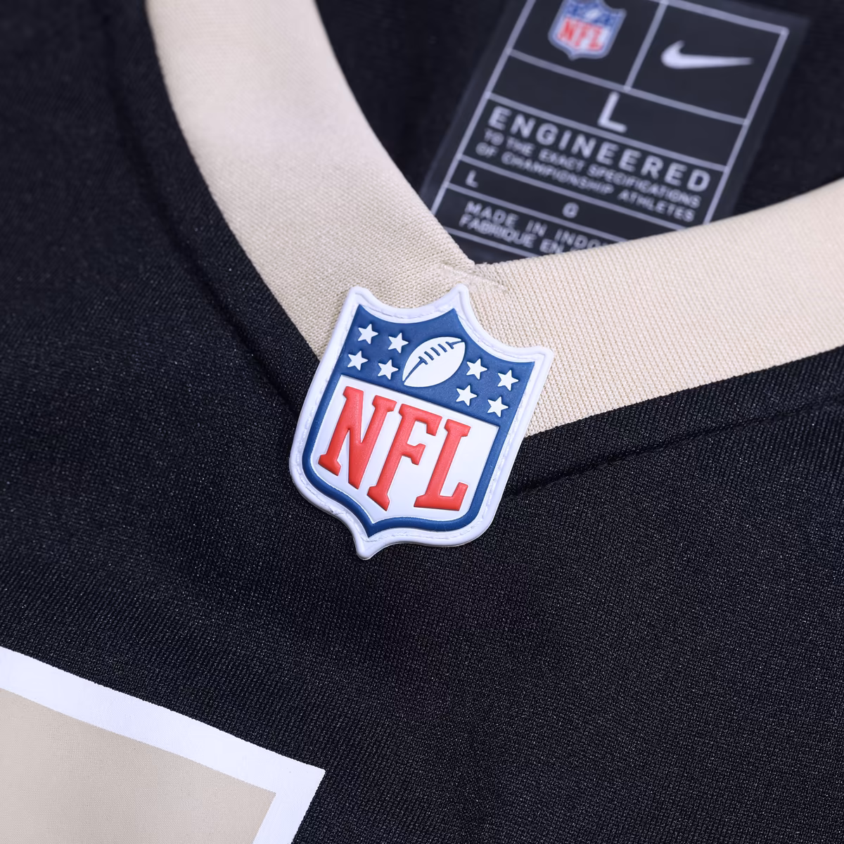 Men's Nike Shaquan Davis Black New Orleans Saints Game Jersey 5 Men's Nike Shaquan Davis Black New Orleans Saints Game Jersey