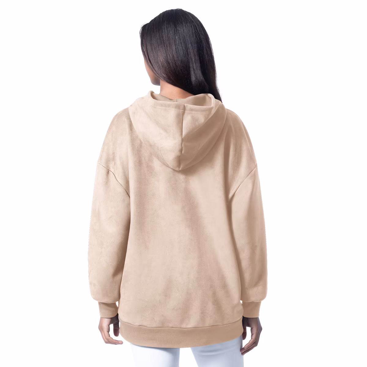 Women's G-III 4Her by Carl Banks Cream New Orleans Saints Best Hitter Oversized Tunic Pullover Hoodie 3 Women's G-III 4Her by Carl Banks Cream New Orleans Saints Best Hitter Oversized Tunic Pullover Hoodie