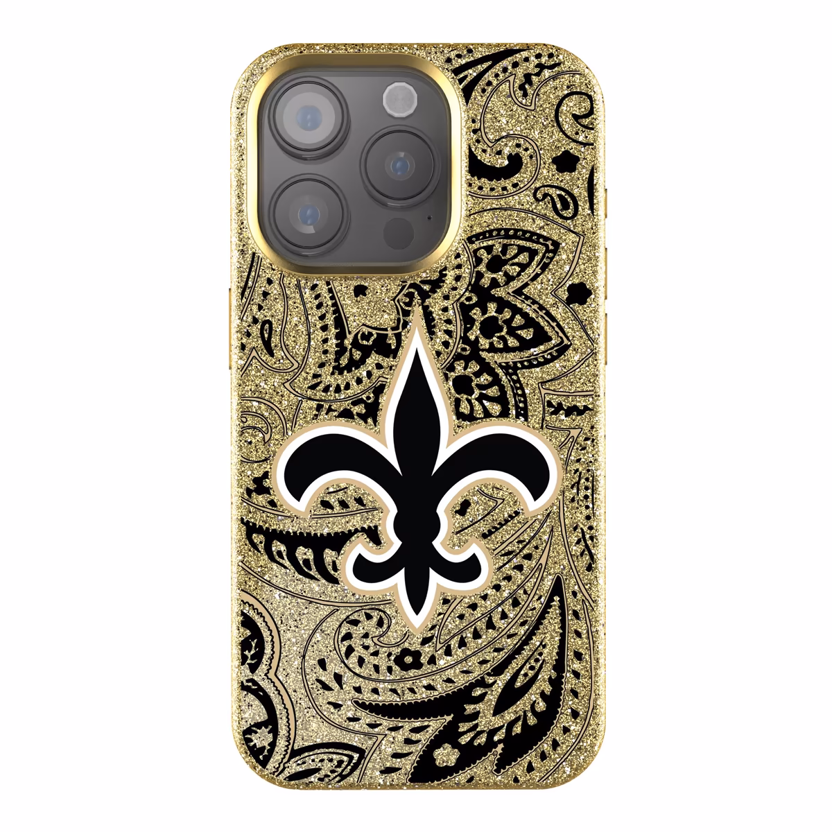 Keyscaper New Orleans Saints Paisley Bling iPhone Case 2 Keyscaper New Orleans Saints Paisley Bling iPhone Case