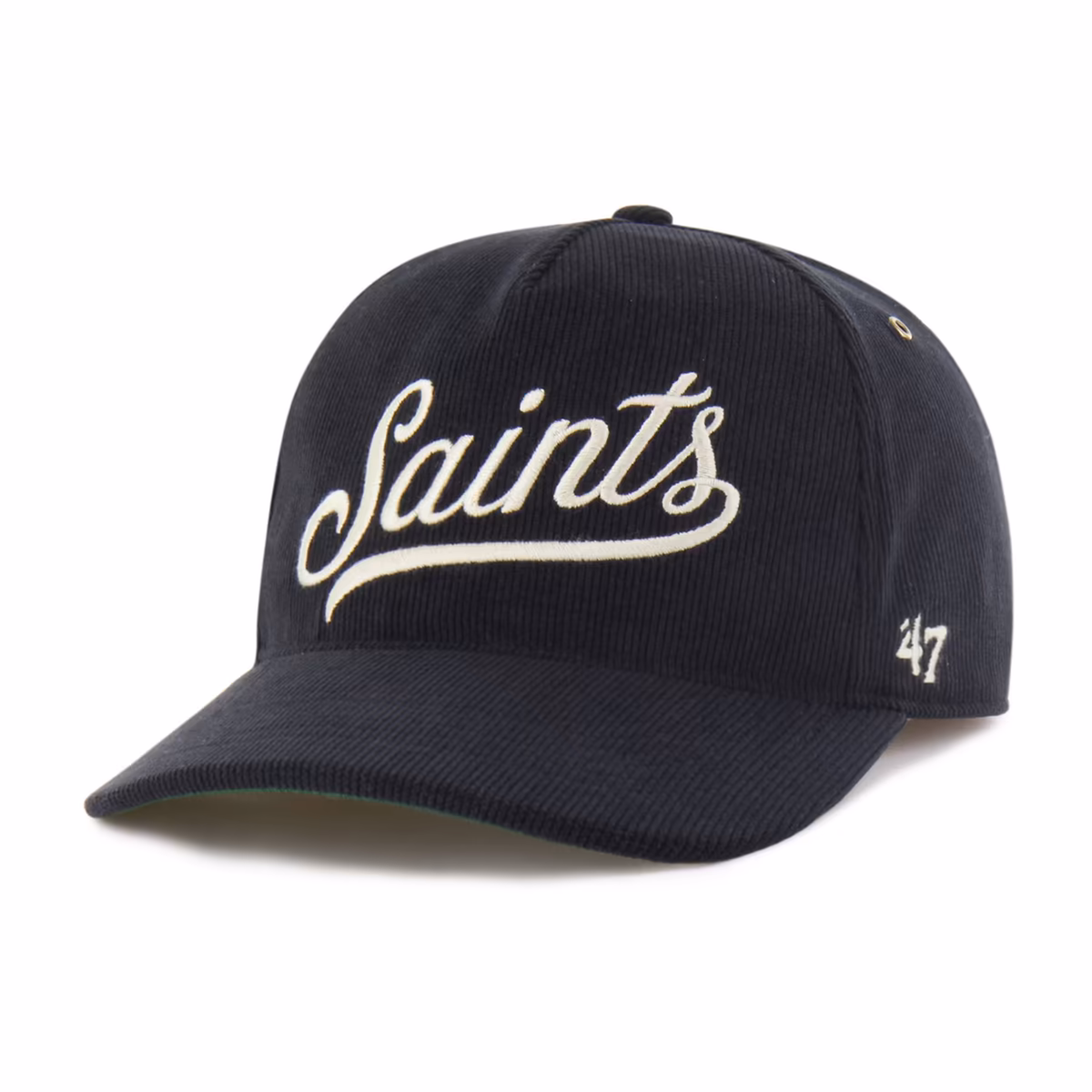 Men's '47 Black New Orleans Saints Golden Age Corduroy Hitch Adjustable Hat 3 Men's '47 Black New Orleans Saints Golden Age Corduroy Hitch Adjustable Hat