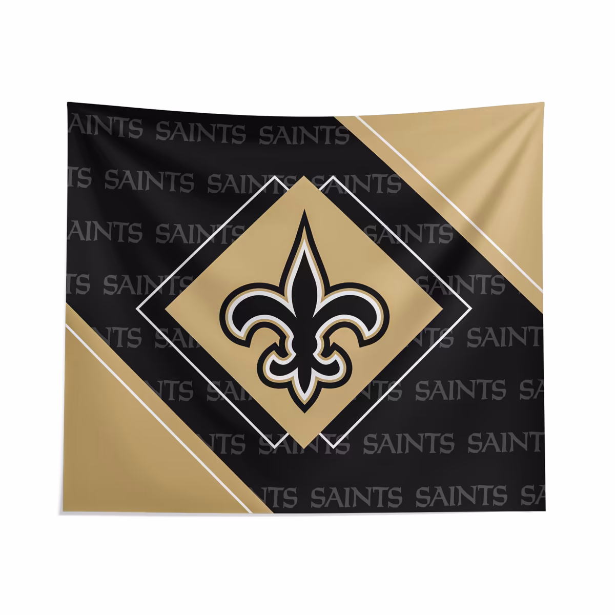 Pegasus New Orleans Saints 51" x 60" Diamond Boxed Wall Tapestry 12 Pegasus New Orleans Saints 51" x 60" Diamond Boxed Wall Tapestry