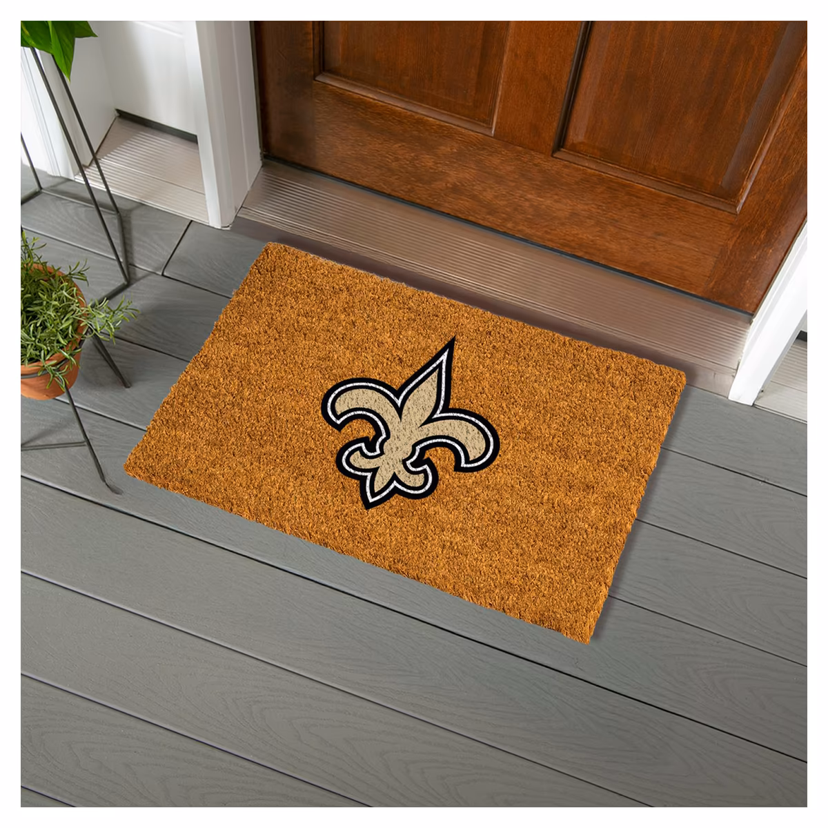 New Orleans Saints 28" x 16" Logo Turf Mat