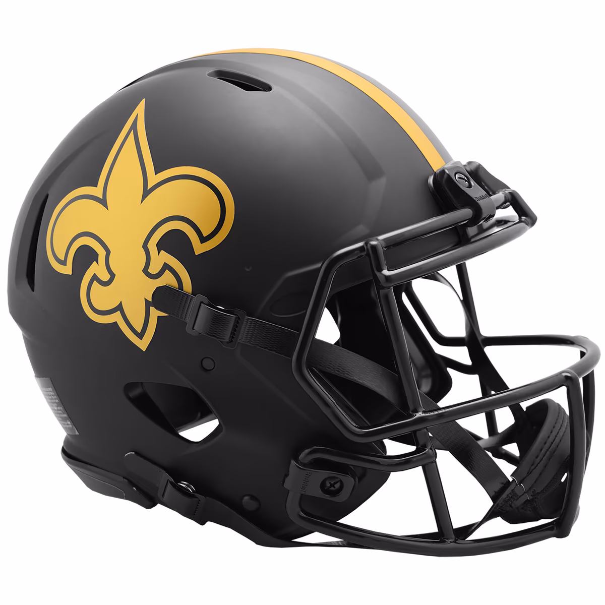 New Orleans Saints Riddell Eclipse Alternate Revolution Speed Authentic Football Helmet