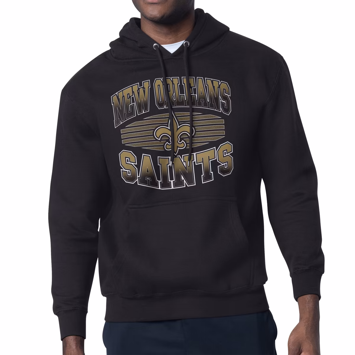 Men's Starter Black New Orleans Saints Team Grit Graphic Hoodie 9 Men's Starter Black New Orleans Saints Team Grit Graphic Hoodie