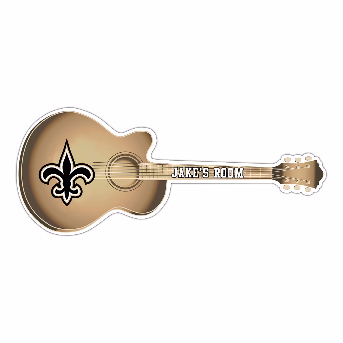 New Orleans Saints 24" Customizable Guitar Sign 1 New Orleans Saints 24" Customizable Guitar Sign