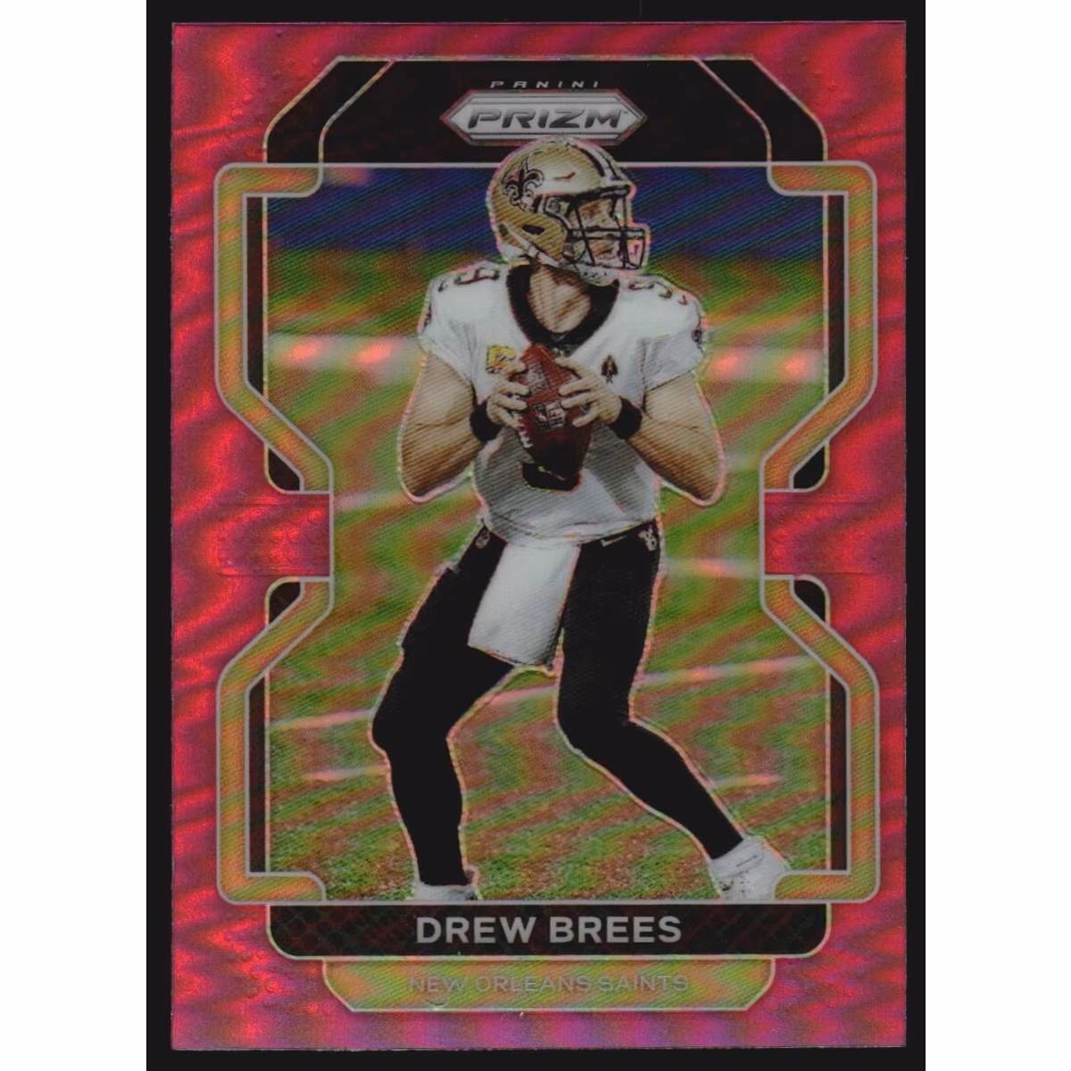 2021 Panini Prizm Prizms Pink #309 Drew Brees 2 2021 Panini Prizm Prizms Pink #309 Drew Brees