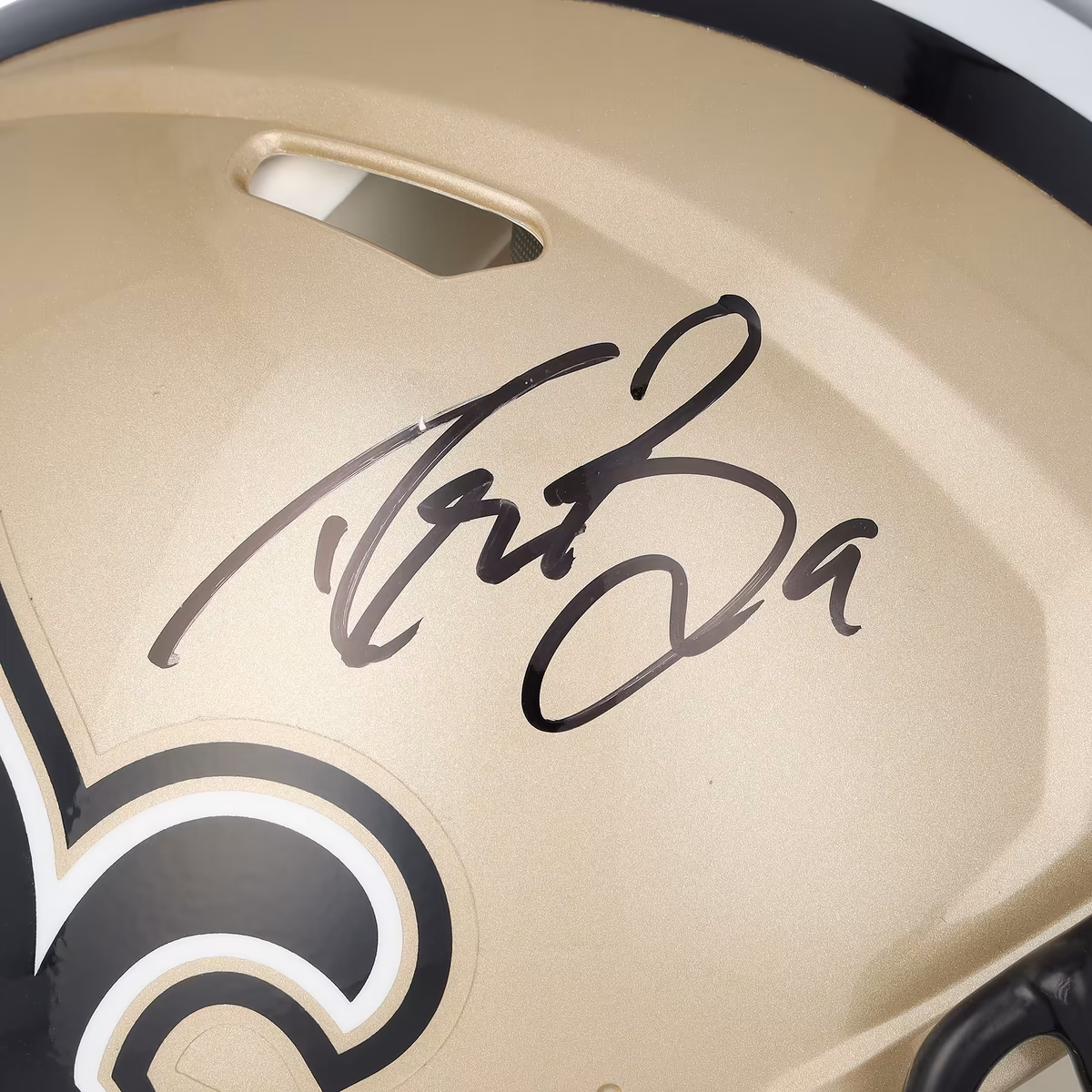 Drew Brees New Orleans Saints Autographed Speed Authentic Helmet - Beckett 3 Drew Brees New Orleans Saints Autographed Speed Authentic Helmet - Beckett