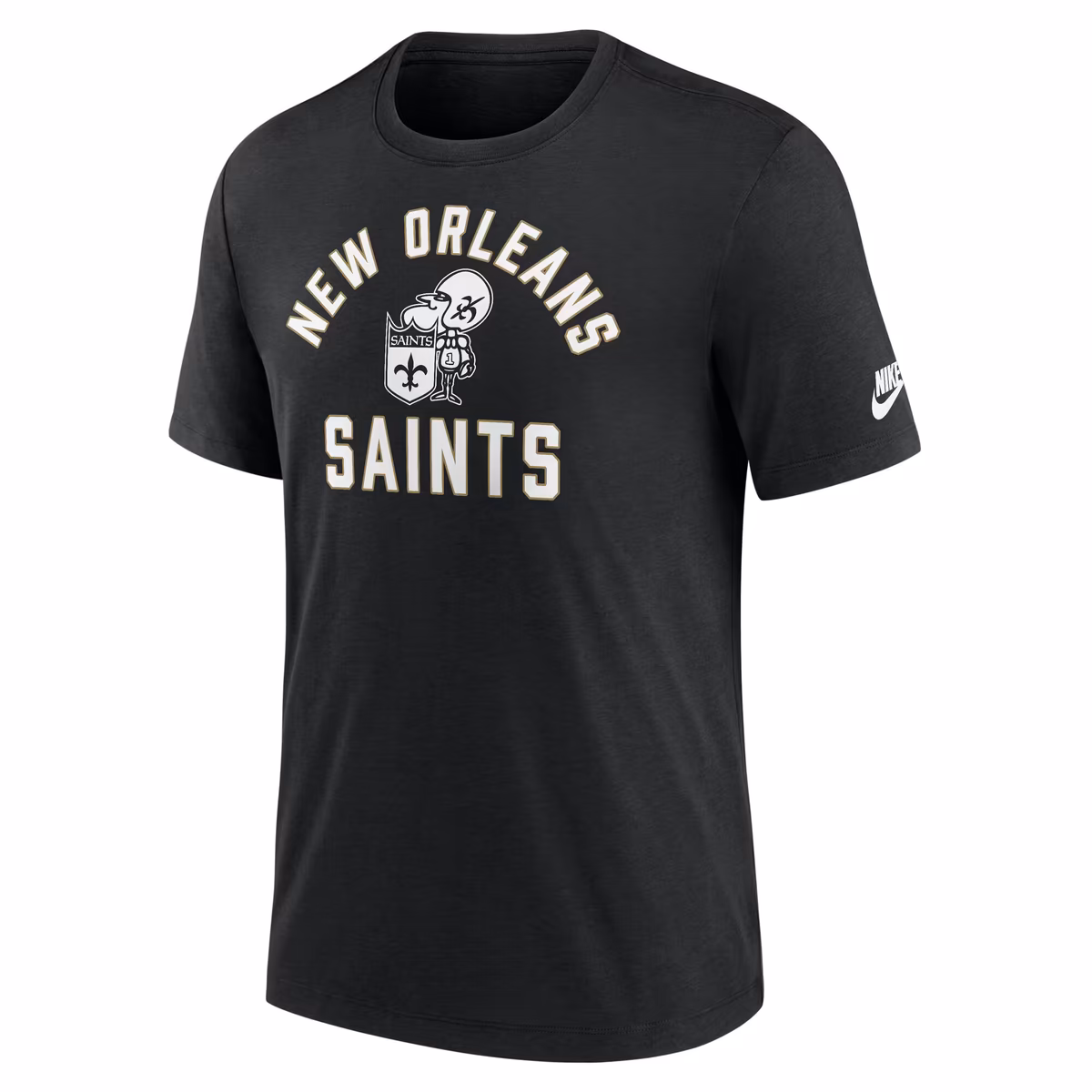 Men's Nike Black New Orleans Saints Favorable Timeline Tri-Blend T-Shirt 5 Men's Nike Black New Orleans Saints Favorable Timeline Tri-Blend T-Shirt