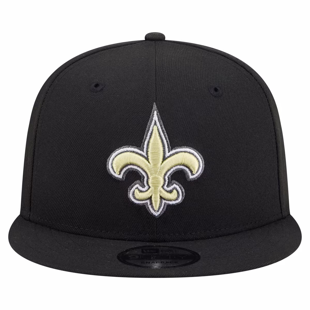 Men's New Era Black New Orleans Saints 9FIFTY Snapback Hat 3 Men's New Era Black New Orleans Saints 9FIFTY Snapback Hat