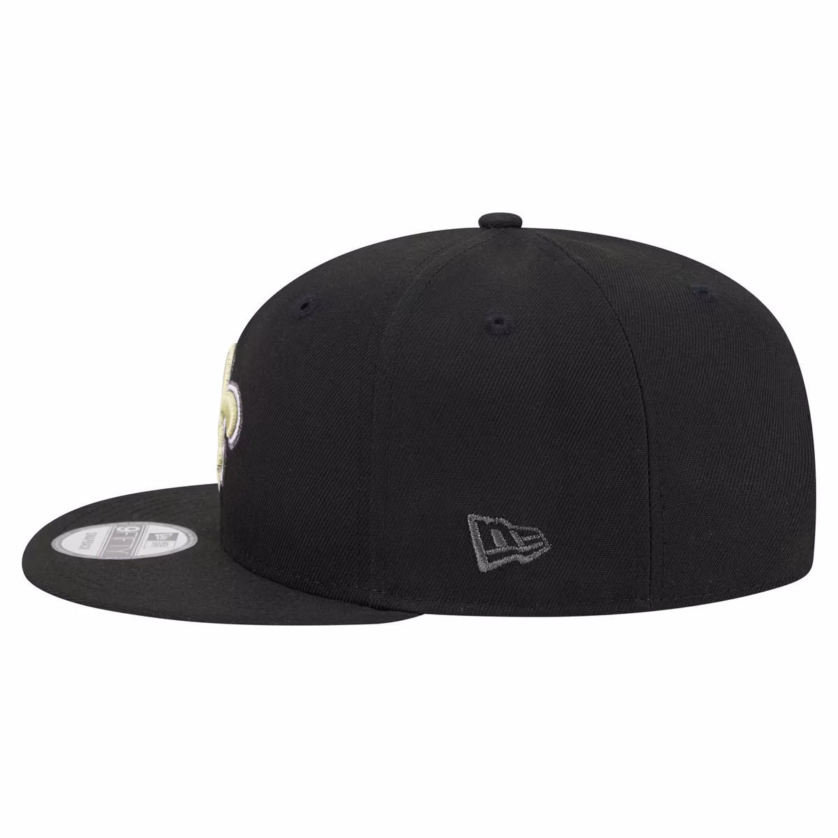 Men's New Era Black New Orleans Saints 9FIFTY Snapback Hat 7 Men's New Era Black New Orleans Saints 9FIFTY Snapback Hat
