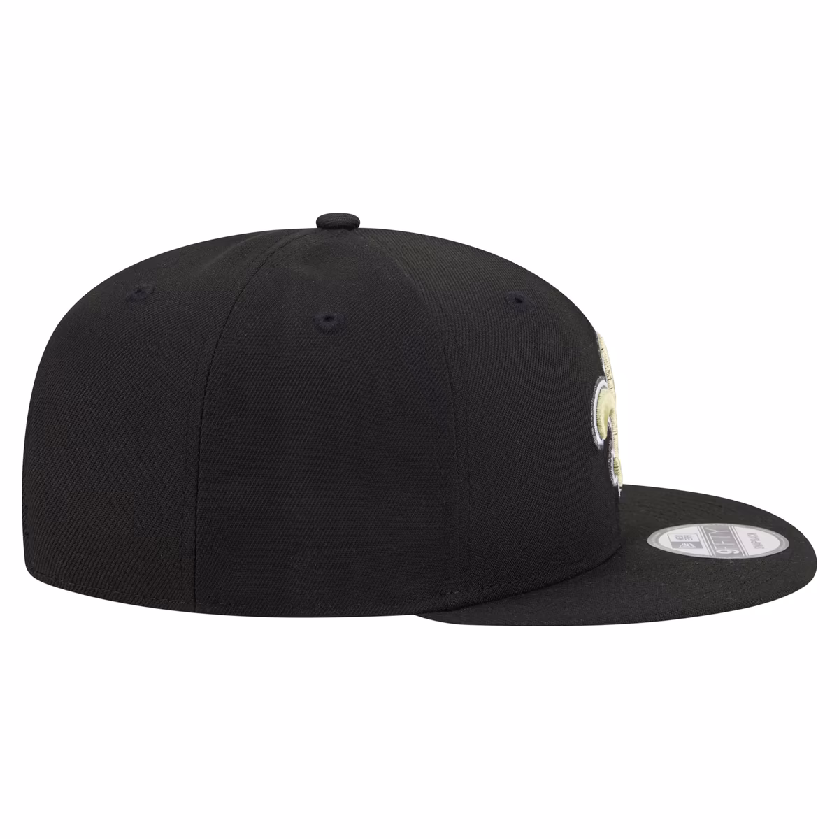 Men's New Era Black New Orleans Saints 9FIFTY Snapback Hat 8 Men's New Era Black New Orleans Saints 9FIFTY Snapback Hat
