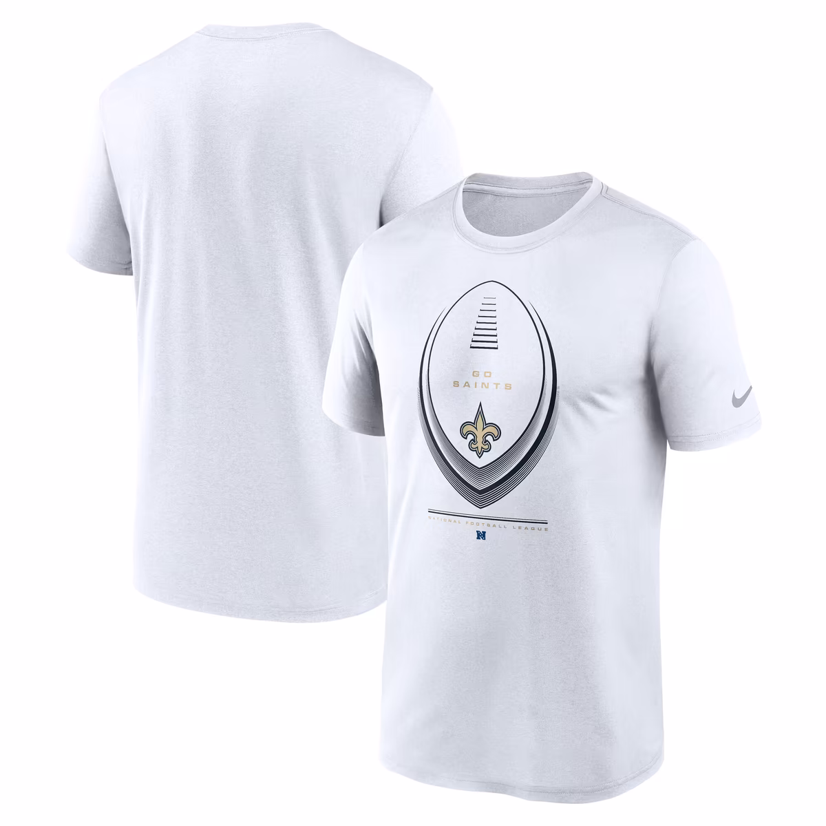 Men's Nike White New Orleans Saints Legend Icon Dri-FIT T-Shirt