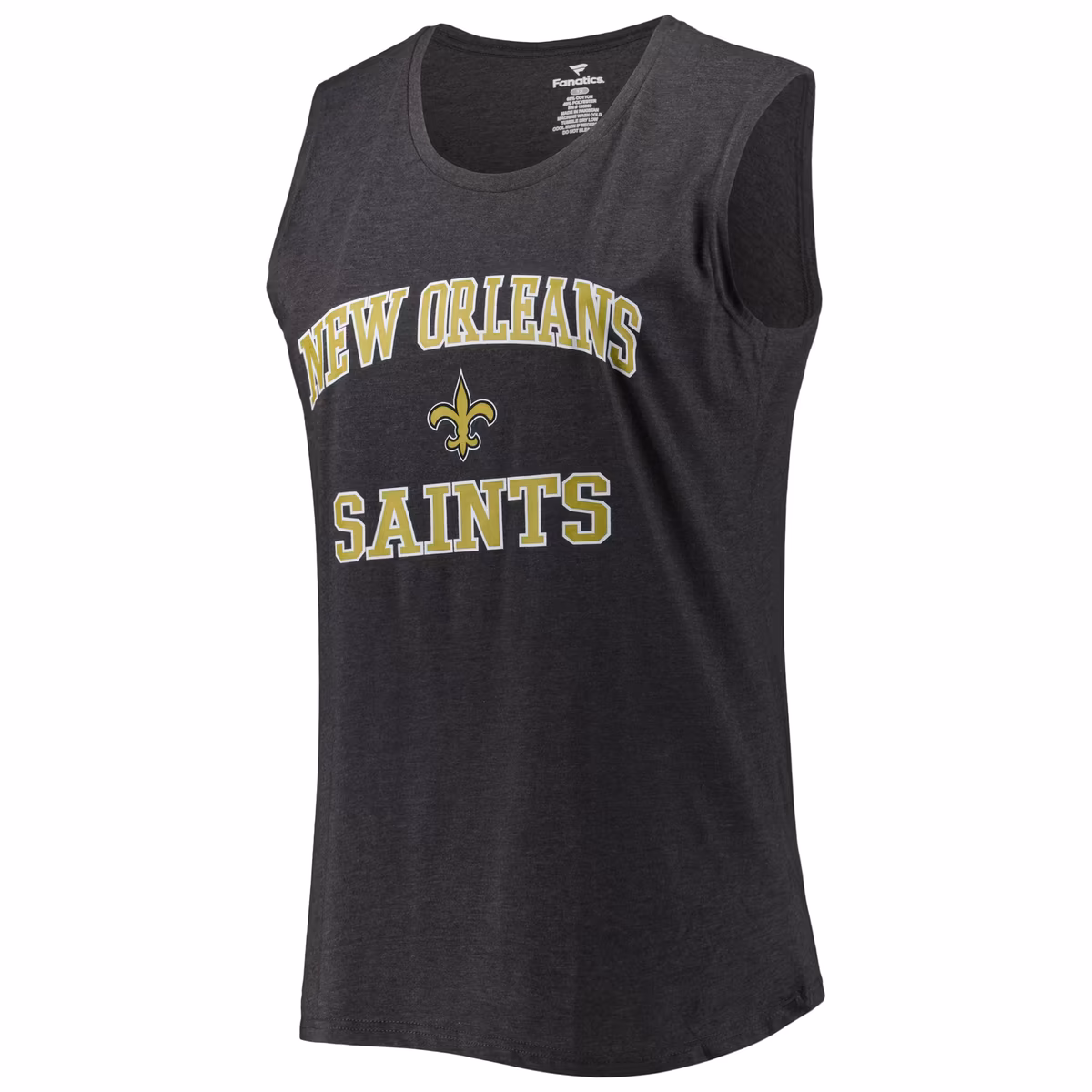 Women's Fanatics Heather Charcoal New Orleans Saints Plus Size Tank Top 3 Women's Fanatics Heather Charcoal New Orleans Saints Plus Size Tank Top