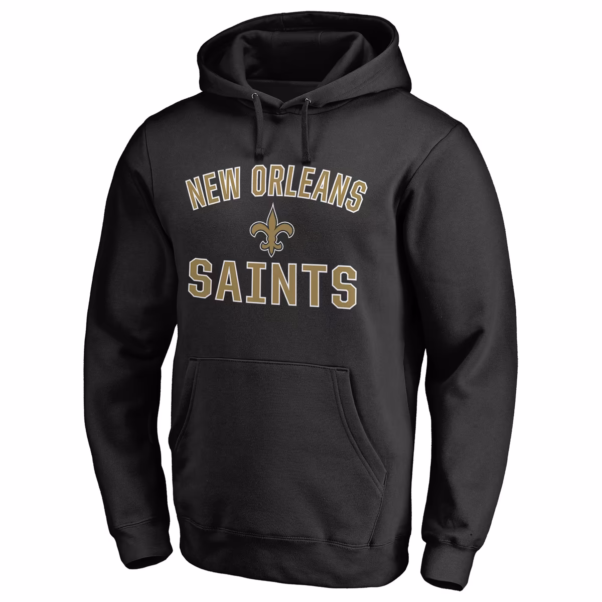 Men's Black New Orleans Saints Victory Arch Pullover Hoodie 3 Men's Black New Orleans Saints Victory Arch Pullover Hoodie