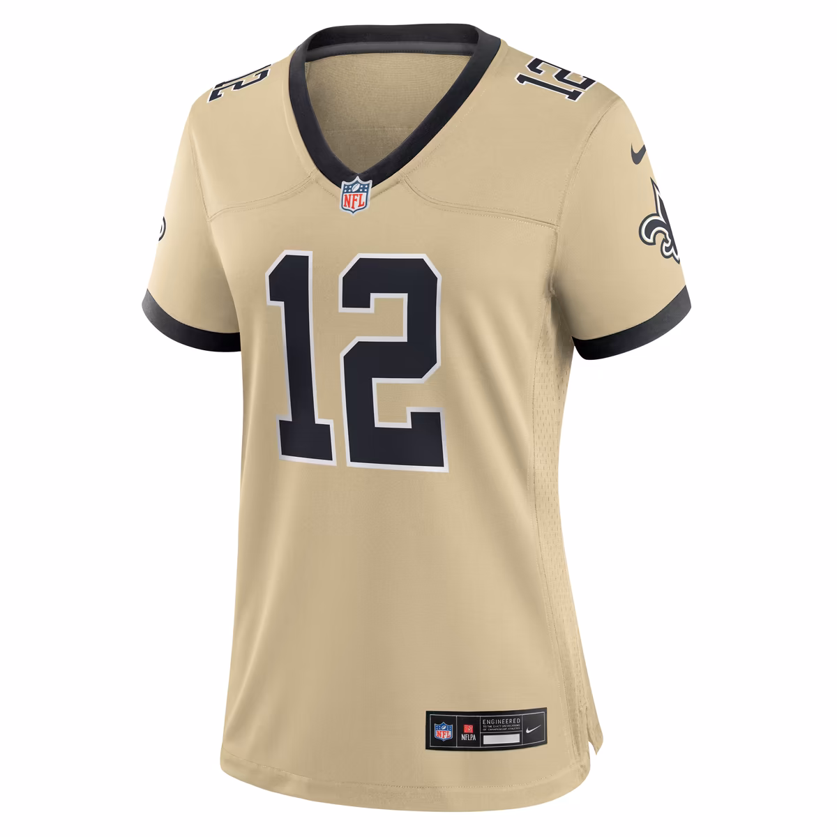 Women's Nike Chris Olave Gold New Orleans Saints Gameday Golds Alternate Game Player Jersey 3 Women's Nike Chris Olave Gold New Orleans Saints Gameday Golds Alternate Game Player Jersey