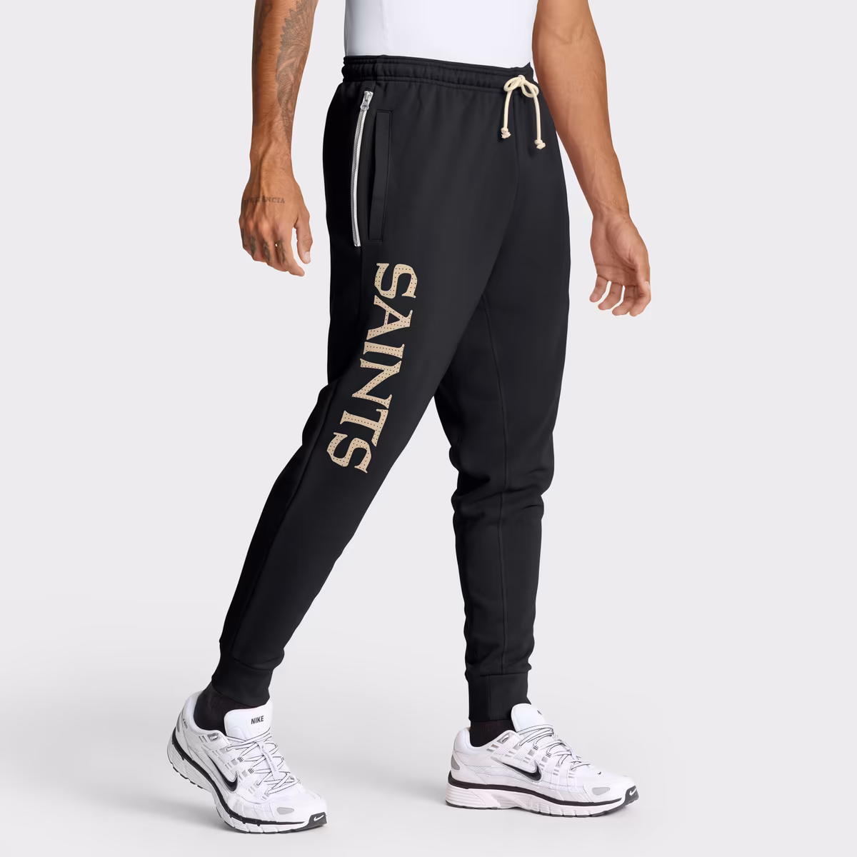 Men's Nike Black New Orleans Saints Sideline Standard Issue Ground Game Dri-FIT Taper Pants