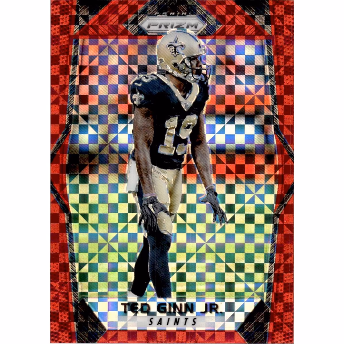 2017 Panini Prizm Prizms Red Power #166 Ted Ginn Jr.