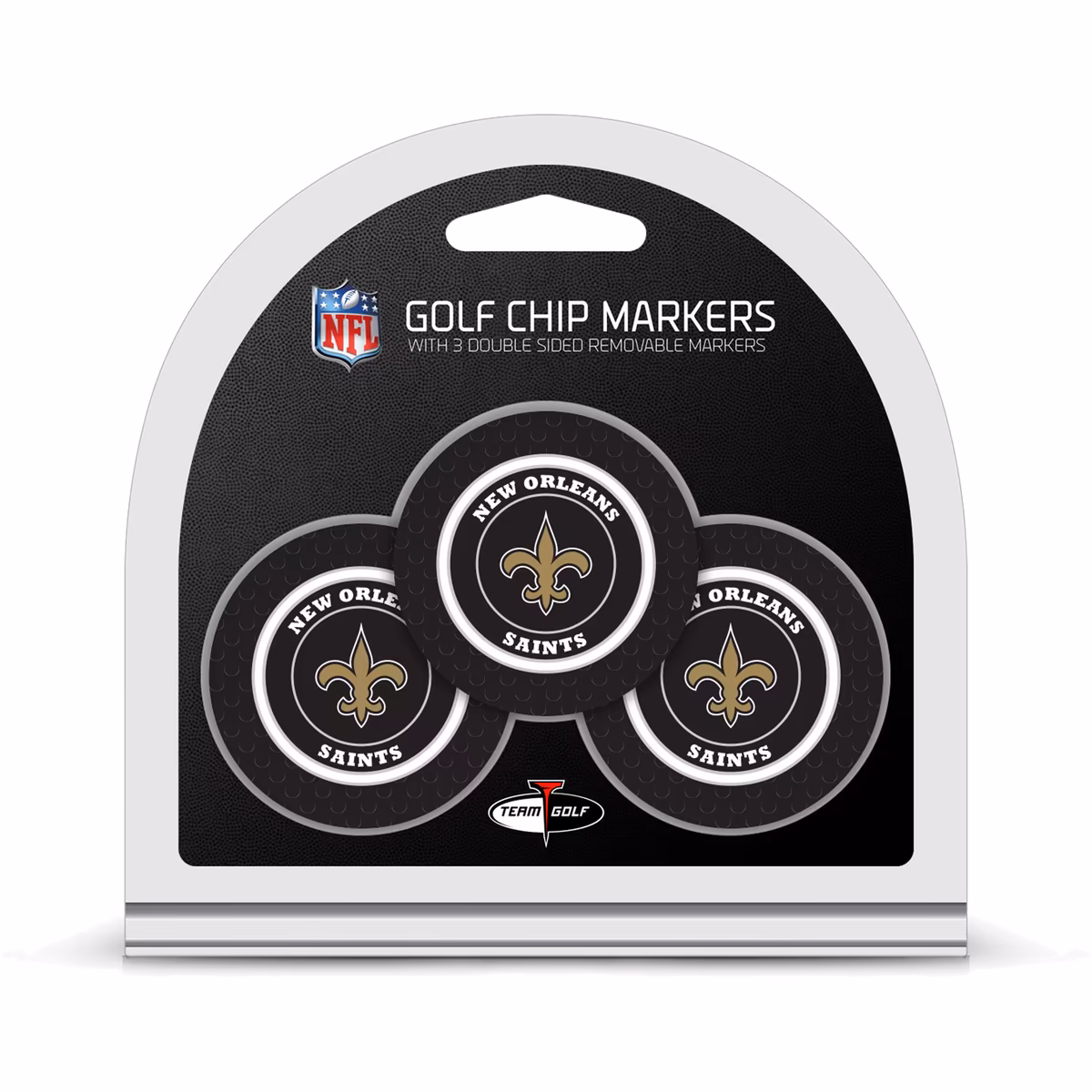 New Orleans Saints Golf Chip 3-Pack Set 5 New Orleans Saints Golf Chip 3-Pack Set