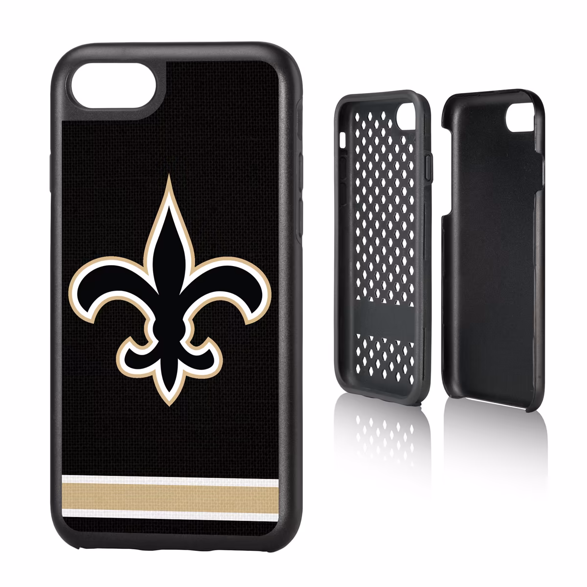 New Orleans Saints iPhone Rugged Stripe Design Case 5 New Orleans Saints iPhone Rugged Stripe Design Case