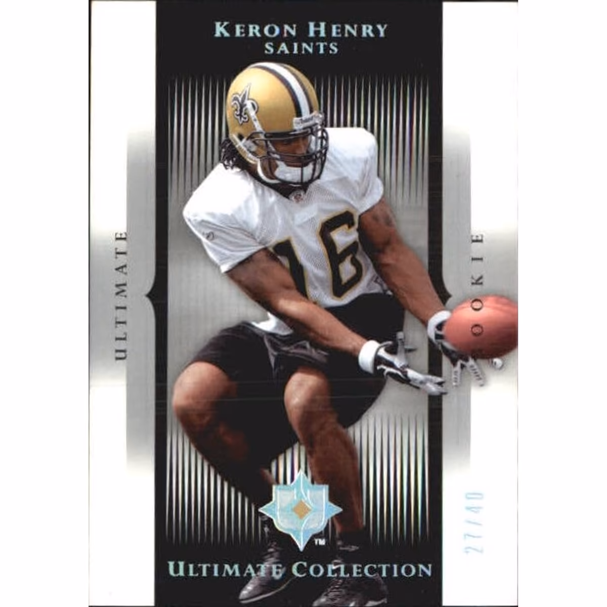 2005 Ultimate Collection Gold Holofoil #259 Keron Henry