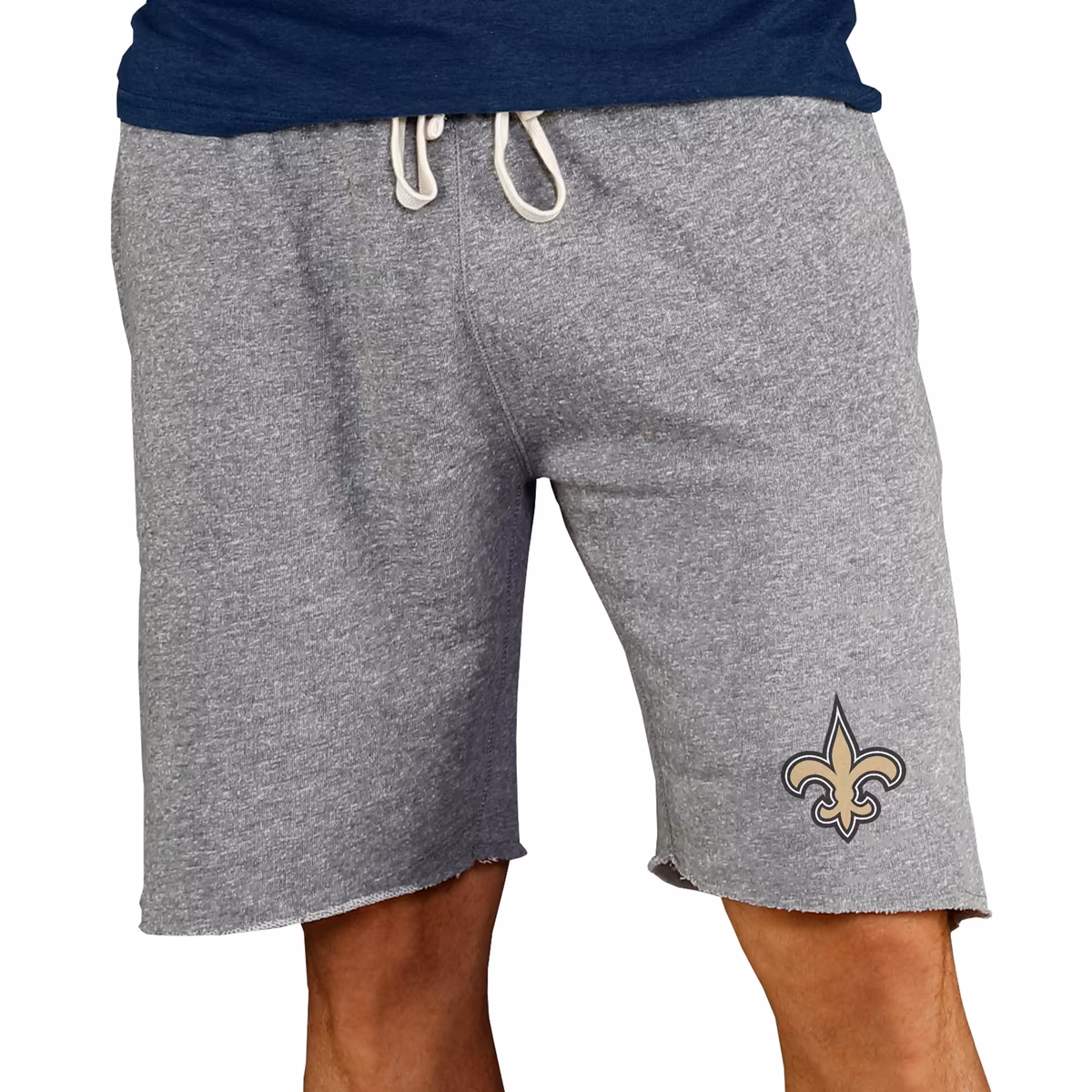 Men's Concepts Sport Gray New Orleans Saints Mainstream Terry Shorts 1 Men's Concepts Sport Gray New Orleans Saints Mainstream Terry Shorts