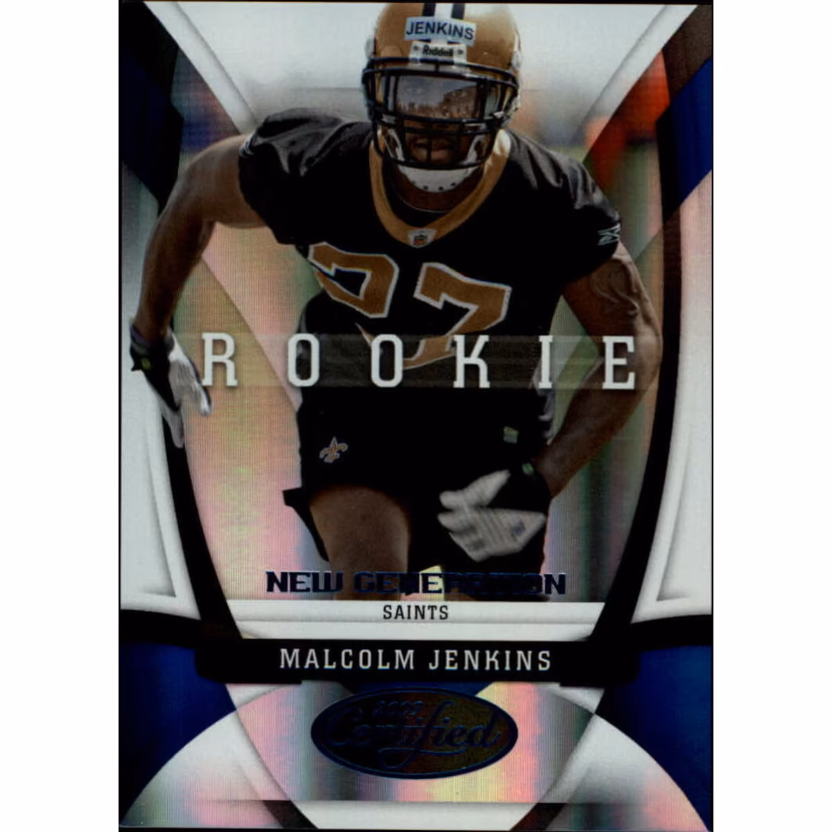 2009 Certified Mirror Blue #176 Malcolm Jenkins 9 2009 Certified Mirror Blue #176 Malcolm Jenkins