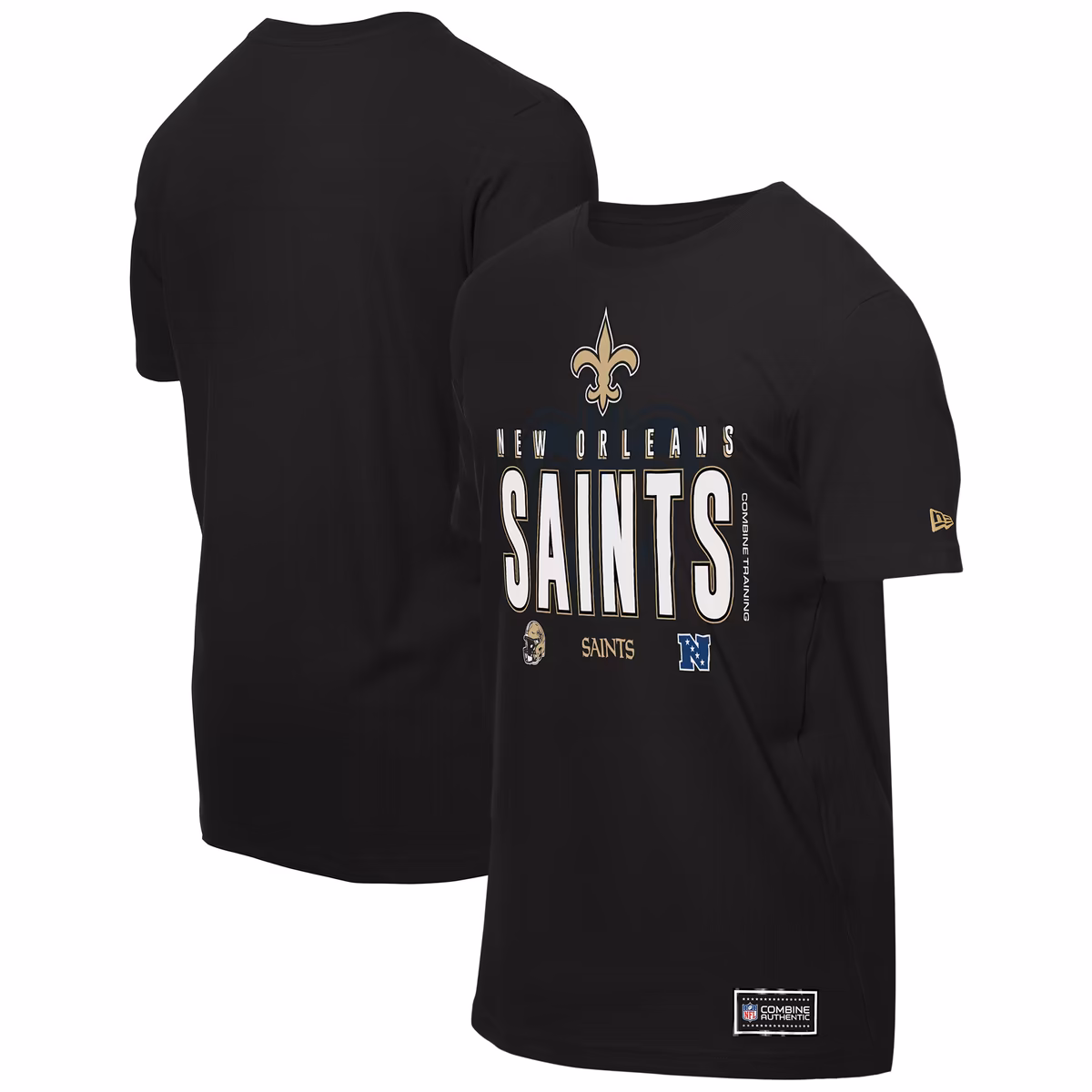 Men's New Era  Black New Orleans Saints 2025 NFL Training Camp T-Shirt
