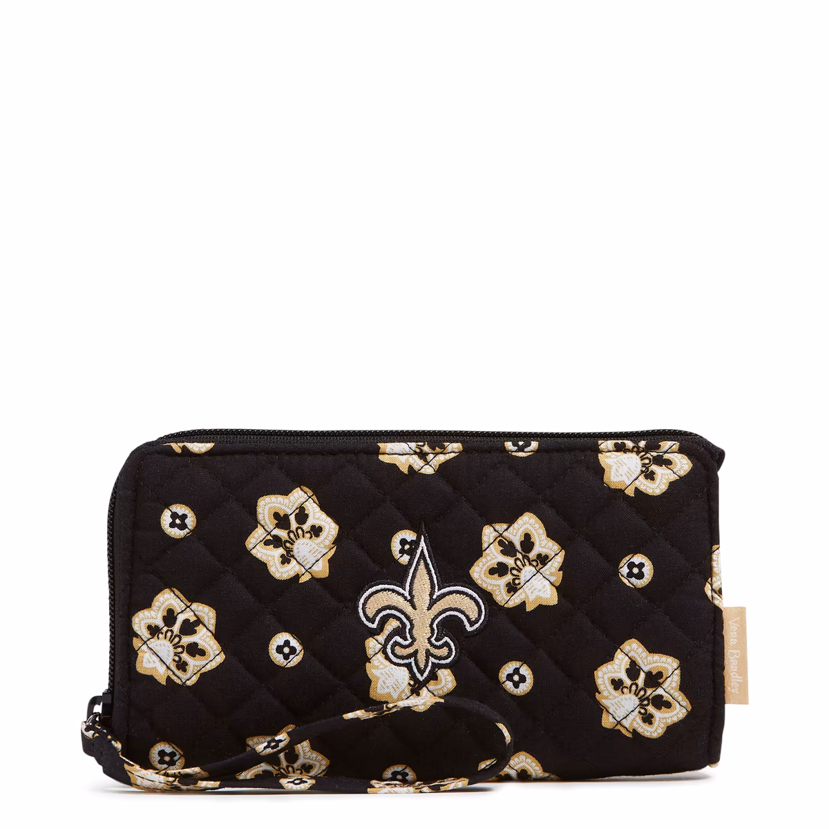 Women's Vera Bradley New Orleans Saints RFID Front-Zip Wristlet 20 Women's Vera Bradley New Orleans Saints RFID Front-Zip Wristlet