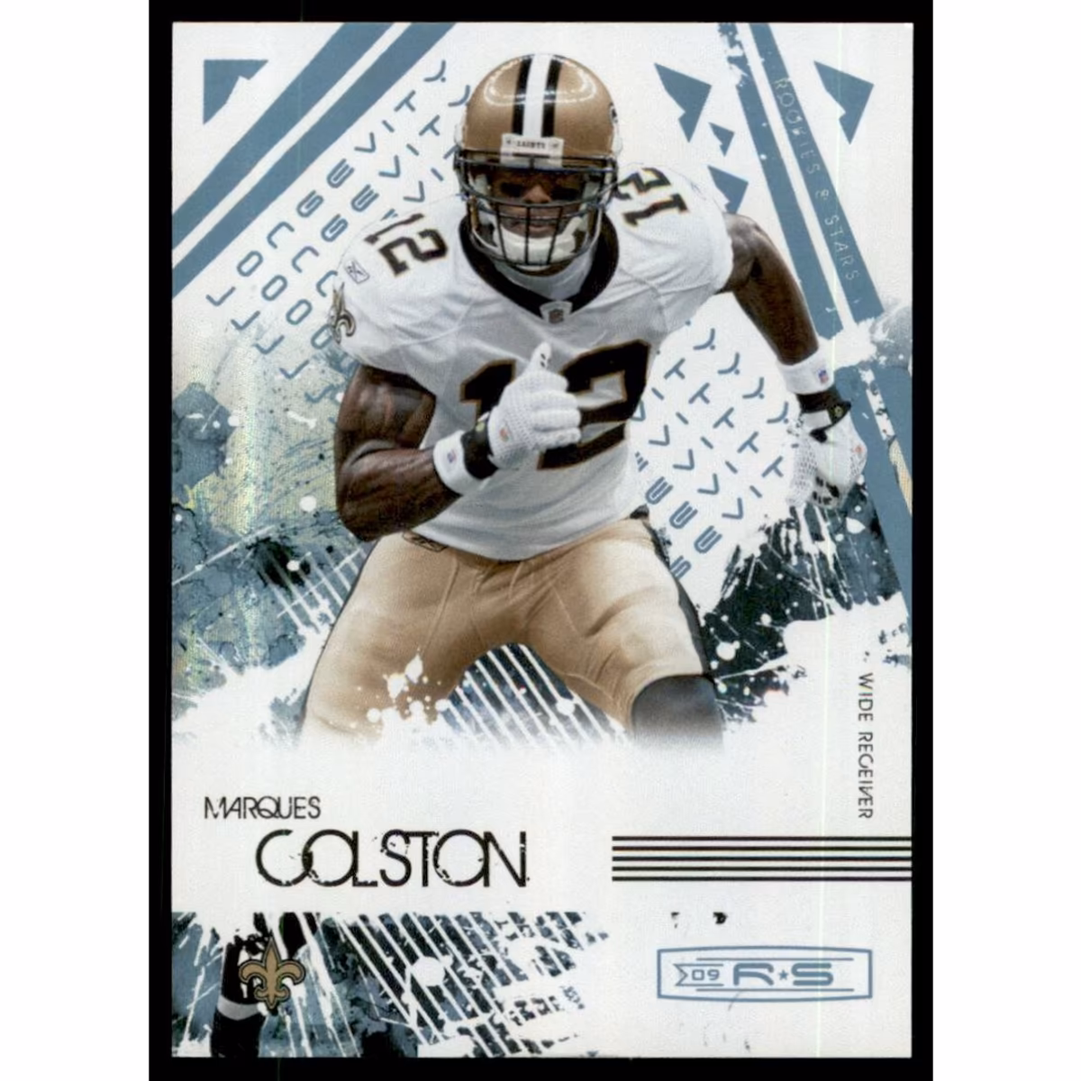 2009 Donruss Rookies and Stars Longevity Parallel Platinum #62 Marques Colston