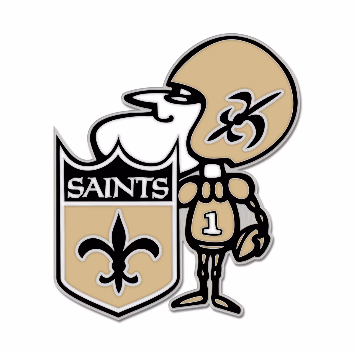 WinCraft New Orleans Saints Retro Collector Pin 2 WinCraft New Orleans Saints Retro Collector Pin