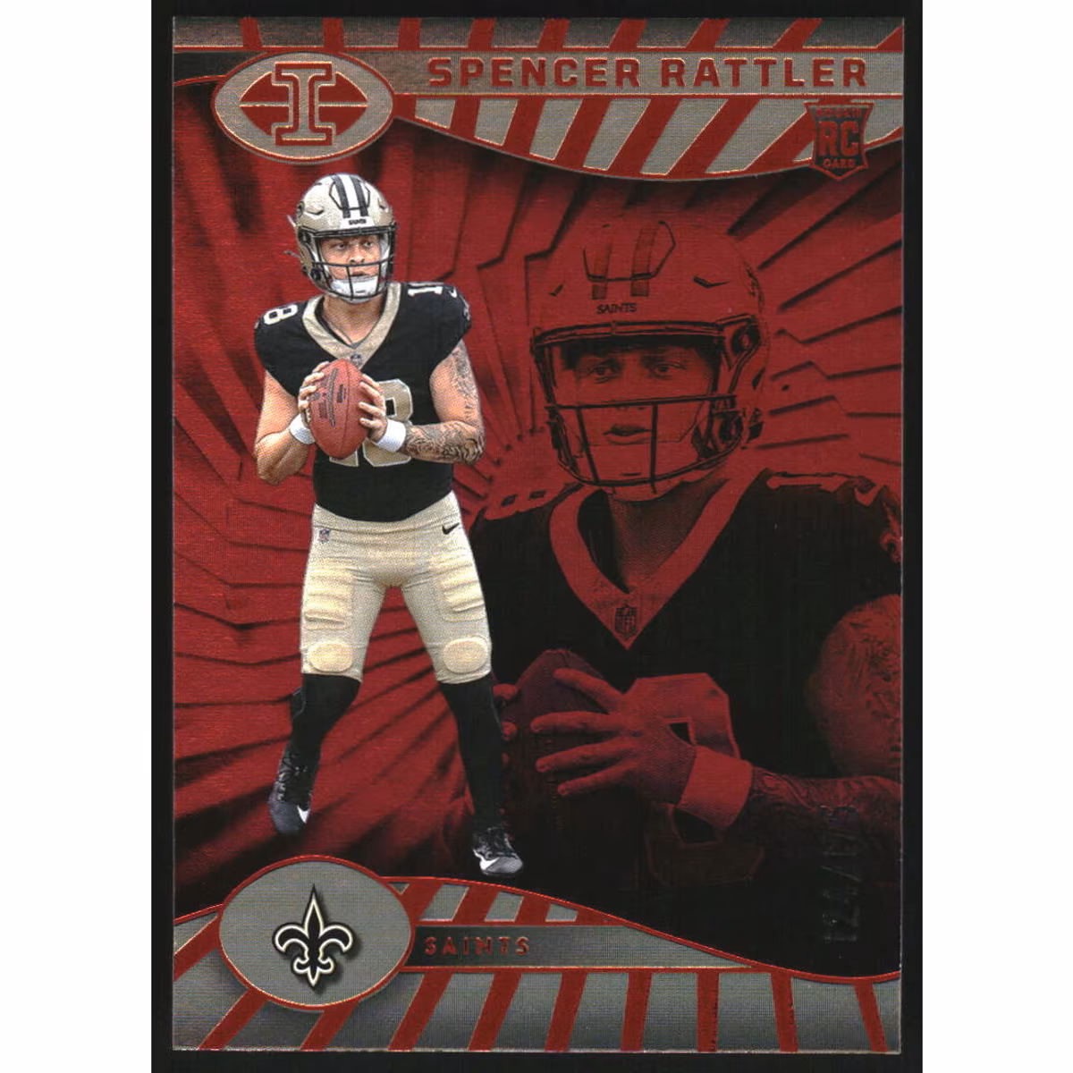 2024 Panini Illusions Trophy Collection Red #62 Spencer Rattler