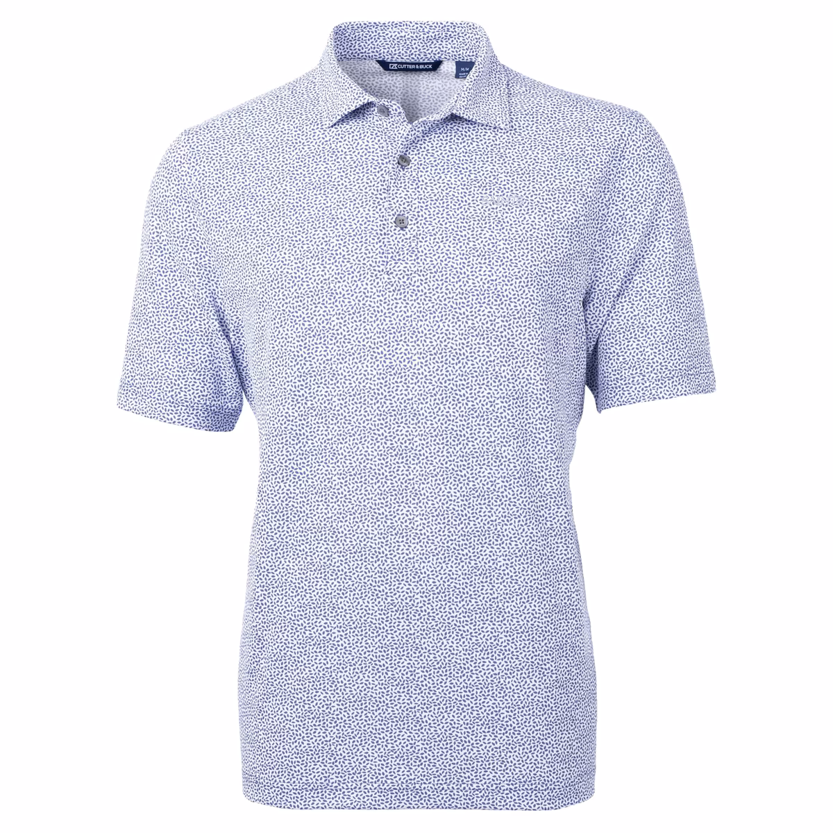 Men's Cutter & Buck Purple New Orleans Saints Virtue Eco Pique Botanical Print Recycled Polo 3 Men's Cutter & Buck Purple New Orleans Saints Virtue Eco Pique Botanical Print Recycled Polo