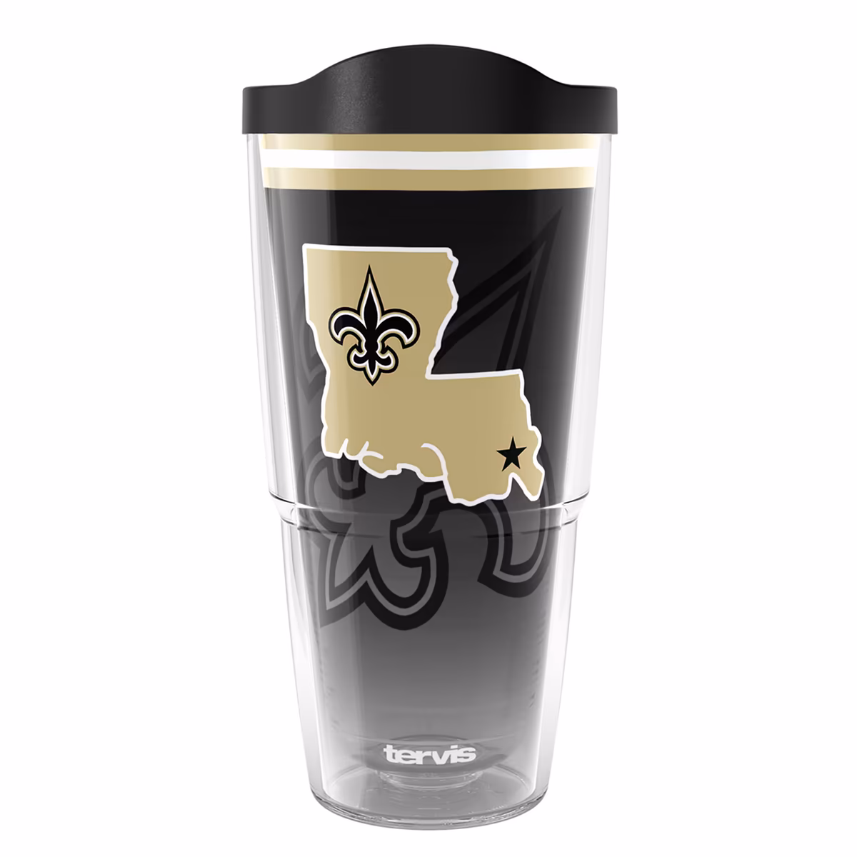 Tervis New Orleans Saints 24oz. Forever Fan Classic Tumbler 3 Tervis New Orleans Saints 24oz. Forever Fan Classic Tumbler